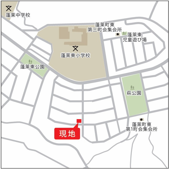 福島市蓬莱町七丁目　中古戸建の駐車場