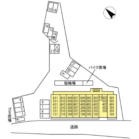 Plumeriaの区画図