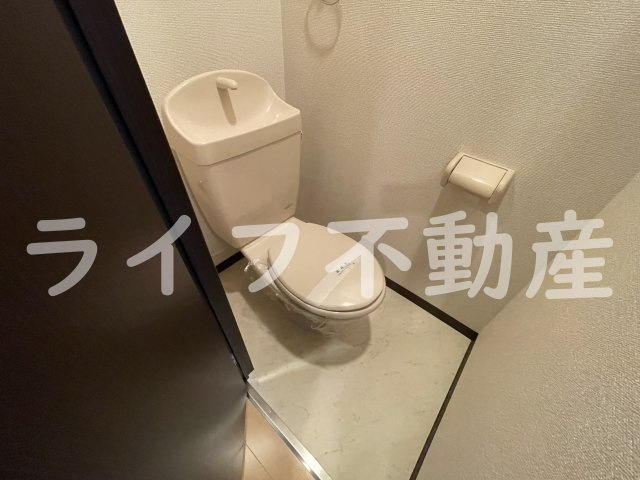 アルベージュ八戸ノ里Ⅱ番館のトイレ|ゆったりとした空間のトイレです