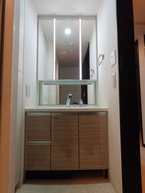 サンクレイドル西東京の洗面所