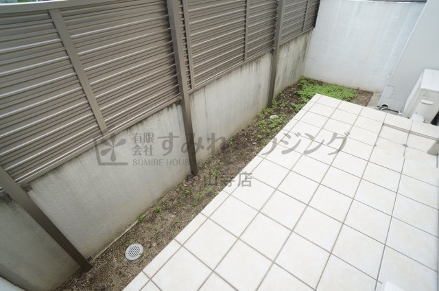 ハーベストガーデンのバルコニー