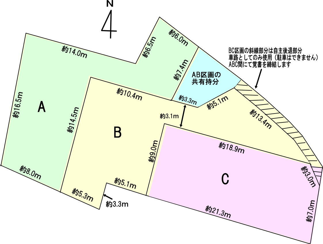 碧南市弥生町の土地図
