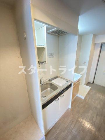 大阪市淀川区木川西３丁目の賃貸マンションのキッチン