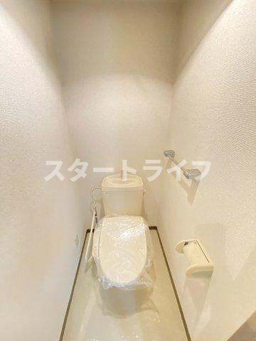 大阪市淀川区木川西３丁目の賃貸マンションのトイレ