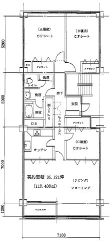 グリーンファンタジアビルの間取り