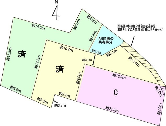 碧南市弥生町の土地図