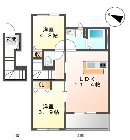 フォンターナの間取り