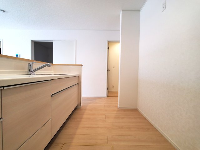 三郷市　早稲田6丁目　新築戸建　全4棟のキッチン|お料理しやすいキッチンです