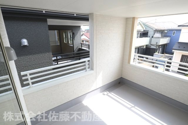 『鴻巣駅』東口12分の新築戸建てのバルコニー