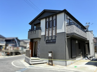 【外観】 | 大津市雄琴5丁目11　新築戸建 | 2026年5月撮影、外観別角度