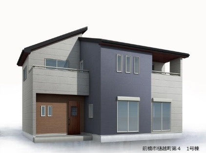 リーブルガーデンS前橋市樋越町第４　1号棟の完成予想図|前橋市樋越町に全6棟の新築住宅を建築中です。まだ未完成ですので、内覧ができませんが同仕様の物件のご見学は頂けます♪お客様のご都合に合わせてお気軽にお問合せ下さい。