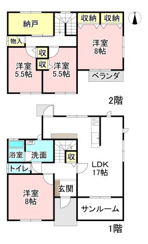 【間取り】 | 各務原市つつじが丘3丁目