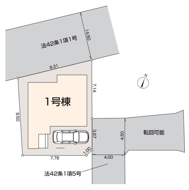 新築/新座市新堀１丁目の区画図|陽当たり良好な暖かなLDK