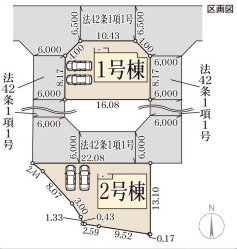 リーブルガーデン綾部市井倉町日渡の区画図