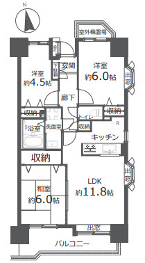 北綾瀬パーク・ホームズの間取り