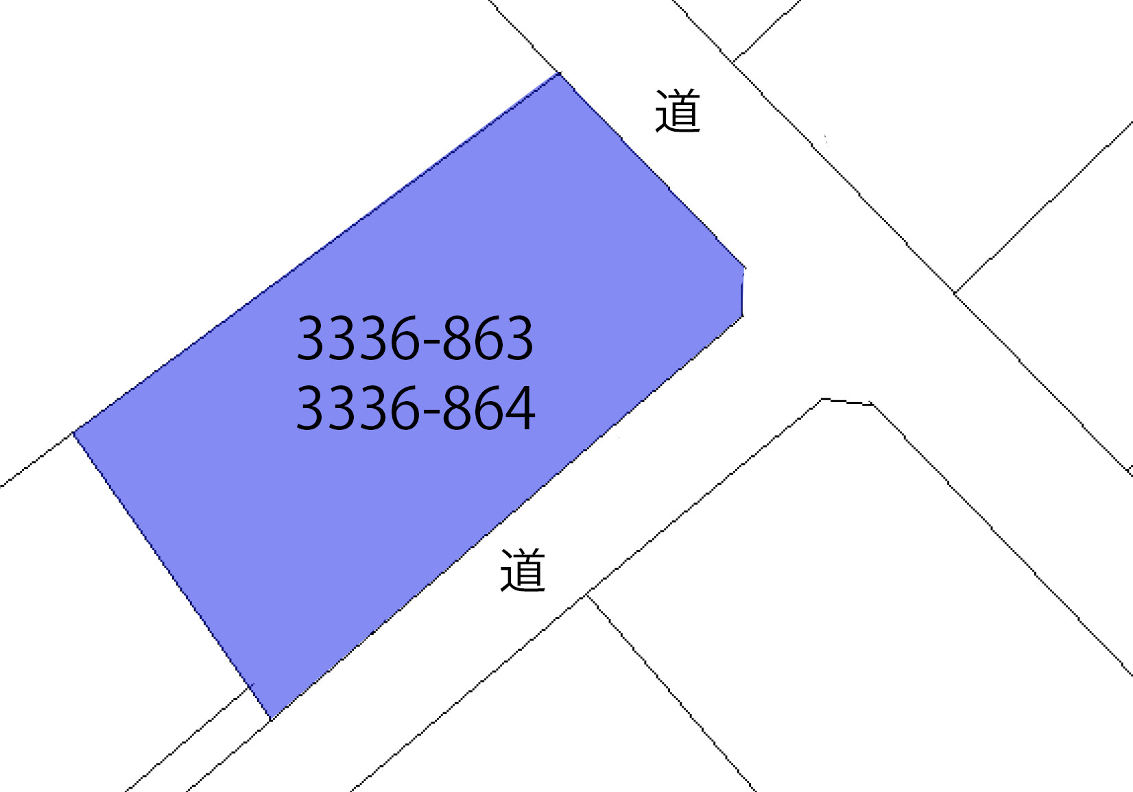 ニューパークひるが野⑨の土地図