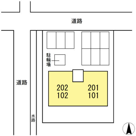 ラ･フローラの区画図