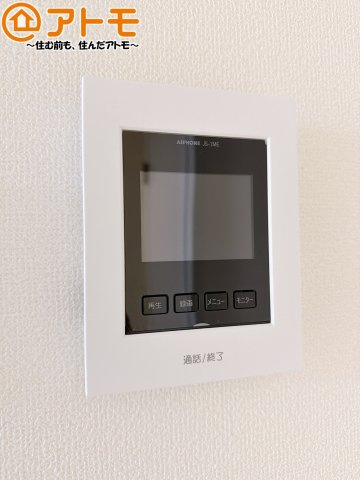 【防犯設備】 | 藤枝市音羽町6丁目　新築戸建　B号棟 | TVモニター付きインターホンは訪問者を確認することができて、防犯性に優れています♪