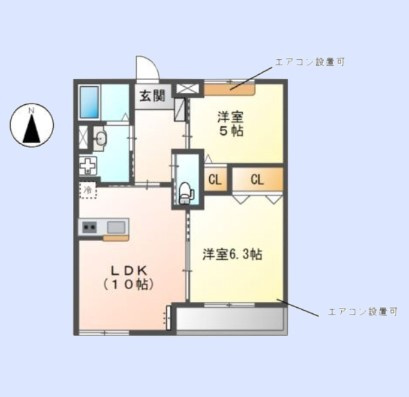 ハーベイロードの間取り