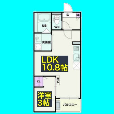 Jack umateⅠの間取り