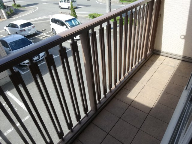 シャーメゾン飯田 A棟のバルコニー