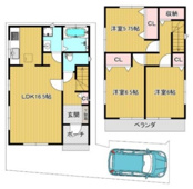 新座市新堀2丁目　中古戸建の画像