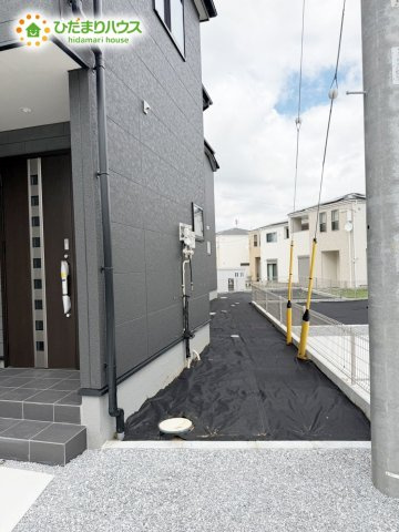 木間ヶ瀬Ⅵ（独立戸建10棟）　新築戸建　5号棟の庭|お子様の元気なお外遊びも、自宅のお庭なら安心ですね(^^♪						
