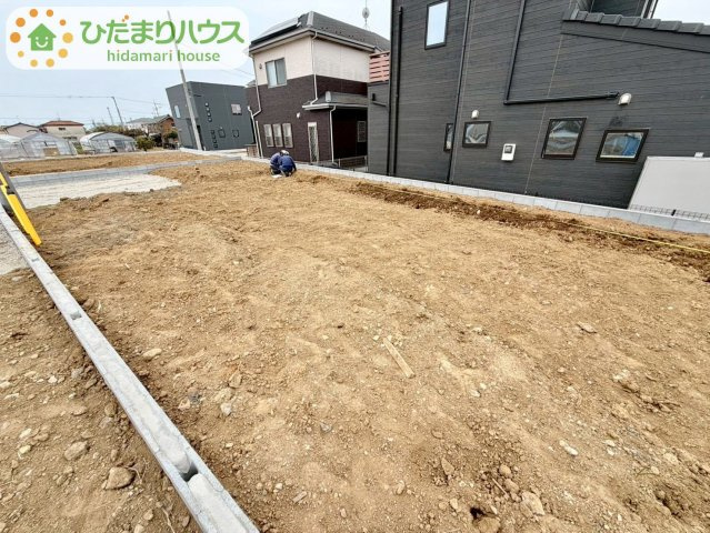 木間ヶ瀬Ⅵ（独立戸建10棟）　新築戸建　5号棟の駐車場|2026年3月現地写真です(^^)/是非お問い合わせ下さい♪