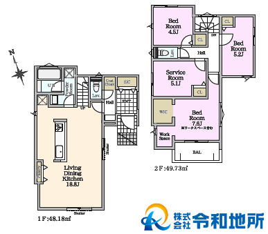 新築戸建　茅ヶ崎市松林1丁目の間取り