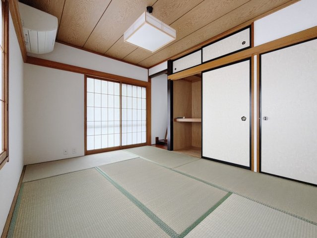 【中古戸建】邑楽郡邑楽町1期のダイニング|■和室ダイニング｜和室でしか味わえない畳ならではの香りや素材で和のやすらぎを感じてください♪休日はお子様とお昼寝するのにも最適です！
