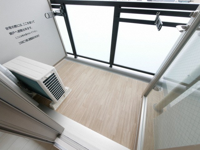 エスリードレジデンス大阪本町のバルコニー