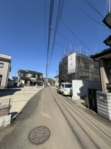 あきる野市上代継　新築！駅徒歩10分の前面道路含む現地写真