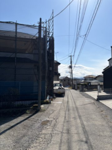 あきる野市上代継　新築！駅徒歩10分の前面道路含む現地写真