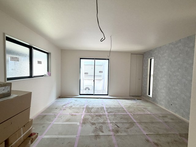 練馬区谷原1丁目　ZEH水準　大型省エネ邸宅の居間・リビング