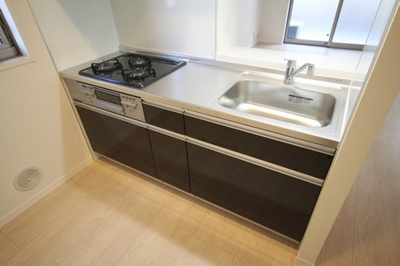 【キッチン】 | シャーメゾンエムズ | 経済的な都市ガスで３口コンロ♪