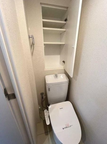 パークキューブ笹塚のトイレ|■温水洗浄便座