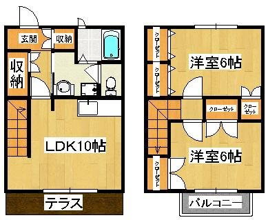 市川ガーデンヴィラＡの間取り