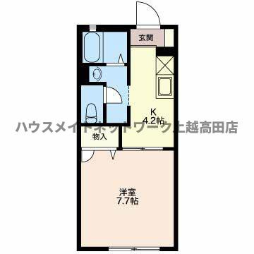 シャルマン城東Ⅰの間取り|間取図