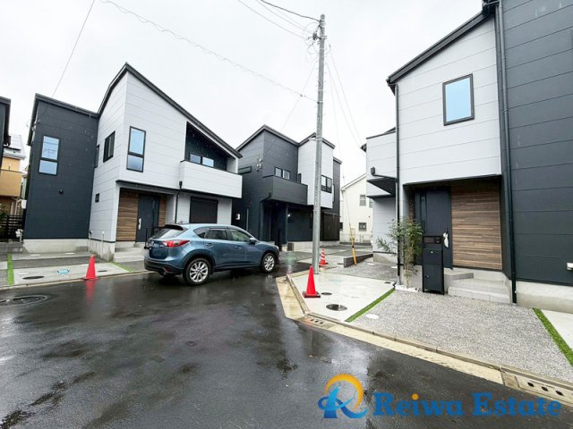 新築戸建　茅ヶ崎市松林1丁目の前面道路含む現地写真