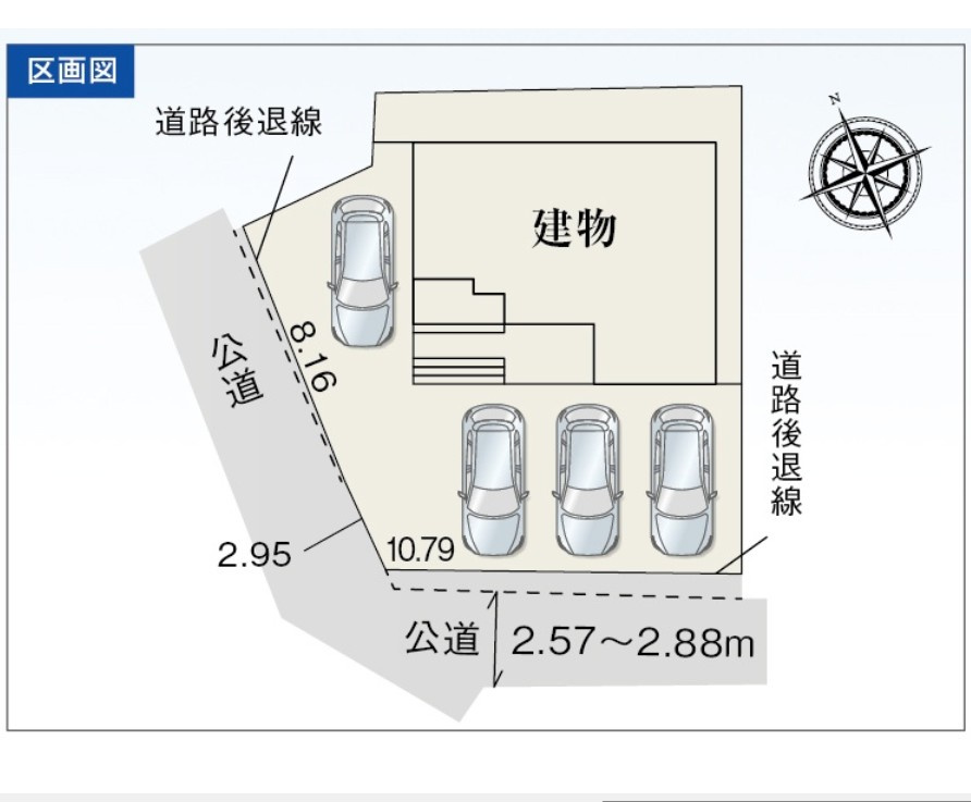 新築戸建　富士宮市小泉2期　全1棟の区画図