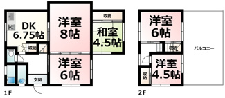 【間取り】 | 坂本８丁目