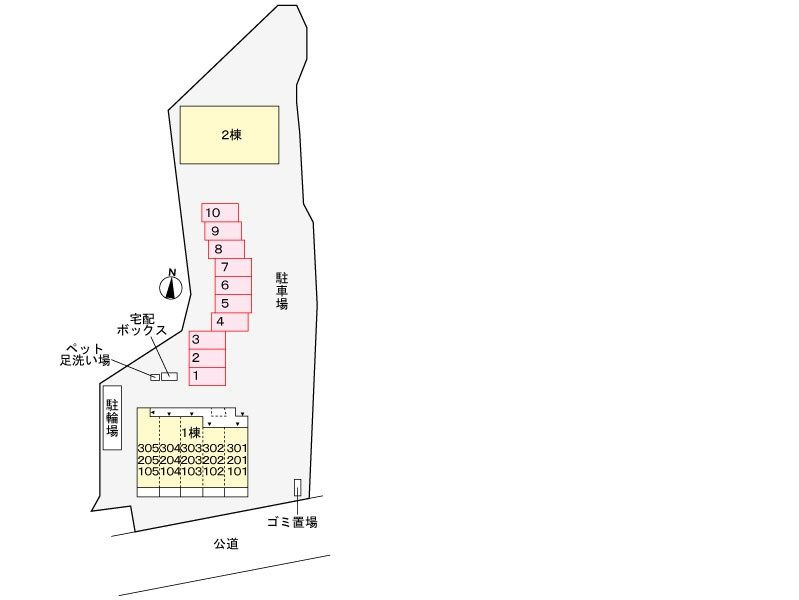 シャイニーの区画図