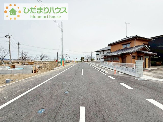 【前面道路含む現地写真】 | 常総市本石下第12　新築戸建　7号棟 | 3/13撮影