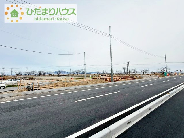 【前面道路含む現地写真】 | 常総市本石下第12　新築戸建　7号棟 | 3/13撮影