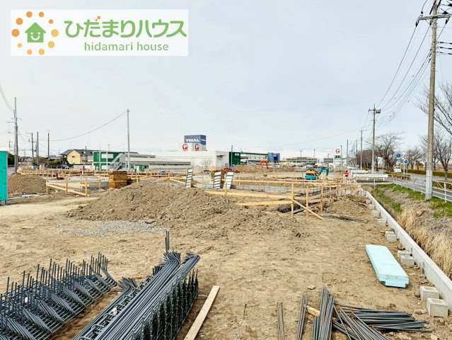 【外観】 | 常総市本石下第12　新築戸建　7号棟 | お客様をお待たせする事は、御座いません！！
当日のご見学は勿論、いつでも見れます☆彡