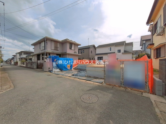 宮代町学園台1丁目　新築一戸建ての前面道路含む現地写真|2026/04/06　撮影