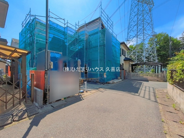宮代町学園台1丁目　新築一戸建ての前面道路含む現地写真|2026/5/13　撮影