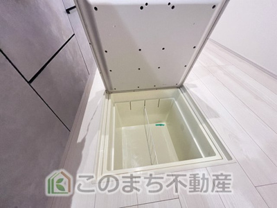 【収納】 | Livele Garden.S　第6下野小金井 | お米屋や調味料の収納に◎あると便利な床下収納庫♪