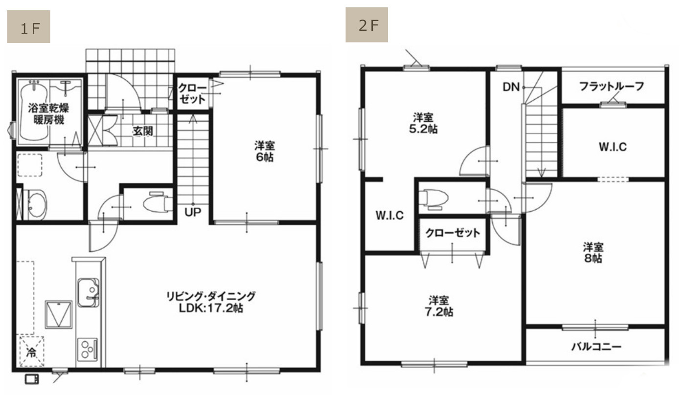 伊勢崎市今泉町の間取り|２号棟