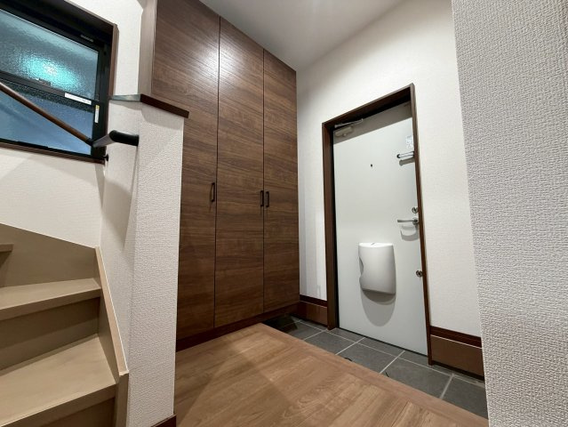 123タウンみやまの玄関